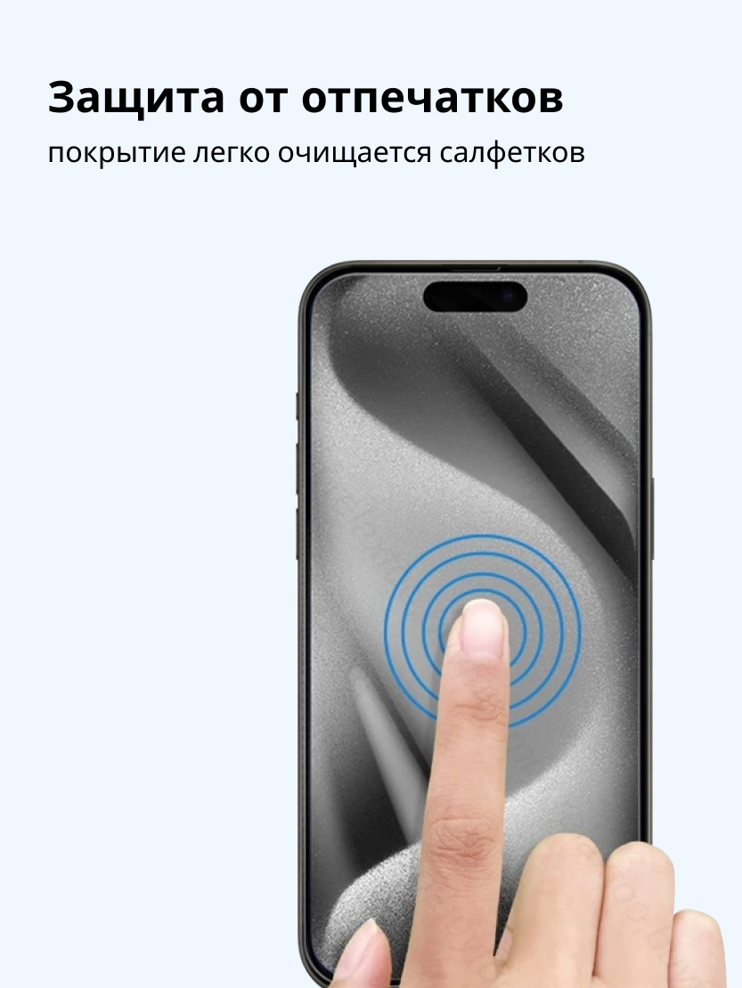 Защитное стекло антишпион для iPhone 15 Plus (черный) купить в Минске – 🚀  Мобильные штучки