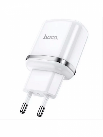 Сетевое зарядное устройство Hoco N4 2 USB (белый)