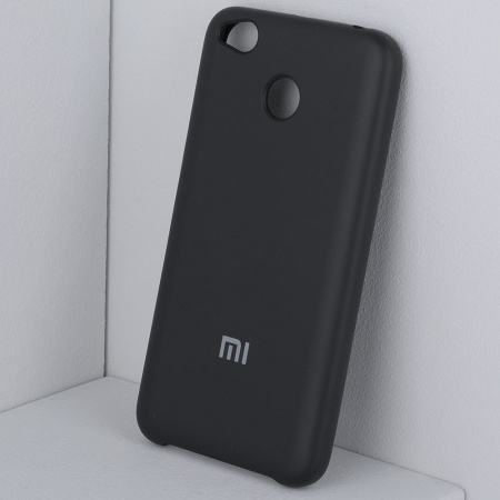 Чехол бампер Silicone Cover для Xiaomi Redmi 4X (черный)