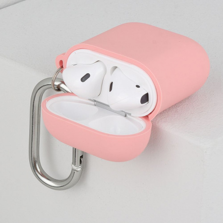 Чехол Protective Case для наушников AirPods 1/2 (Pink/12)