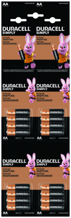 Батарейки Duracell AA Alkaline (1шт)