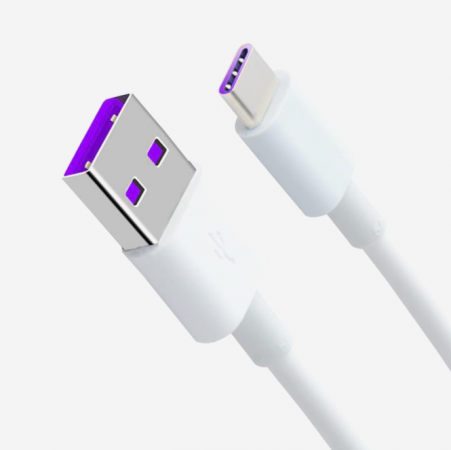 Кабель Awei CL-77T Cable HW Quick Charging  USB - Type-C 40W (1м, белый)