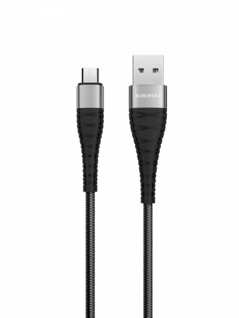 Кабель Borofone BX32 USB - microUSB (1м, черный)