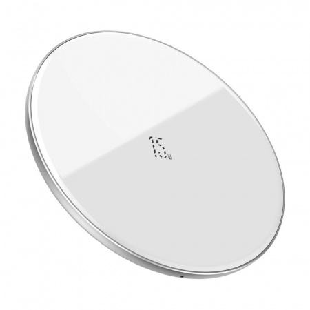 Беспроводная зарядка Baseus Simple Wireless Charger 15W (белый)