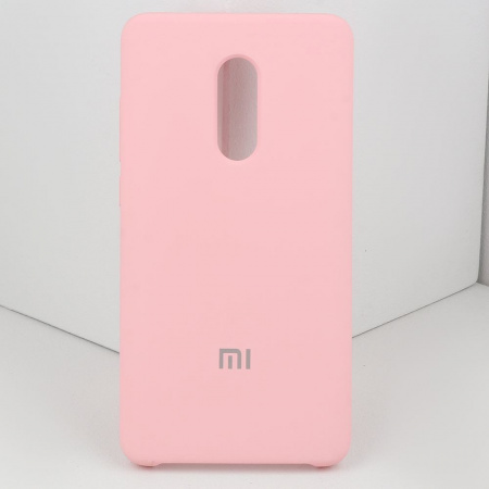 Чехол бампер Silicone Cover для Xiaomi Redmi Note 4, Note 4X (розовый)