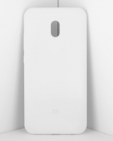 Силиконовый чехол для Xiaomi Redmi 8A (белый)